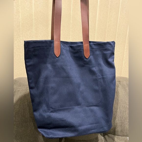 NEW Polo Ralph Lauren Polo Bear American flag sweater Navy Tote Bag - Picture 10 of 13